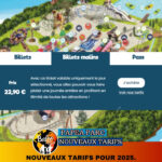 LES NOUVEAUX TARIFS DU PARC PAPEA 2025 !
