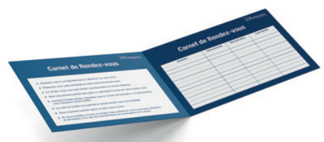 Carnet de rendez-vous carte de facilité Disney