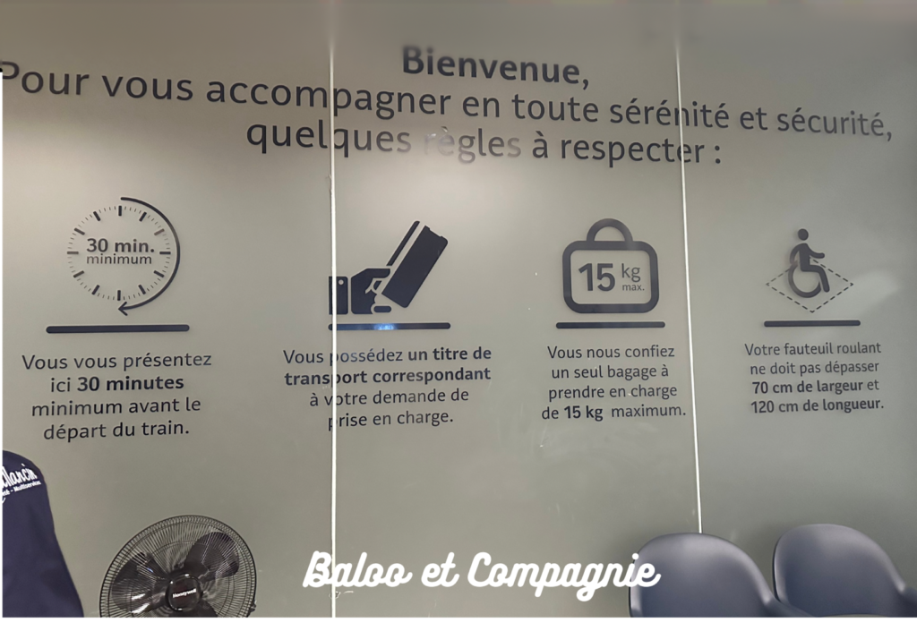 Condition de prise en charge du service Assist'enGare